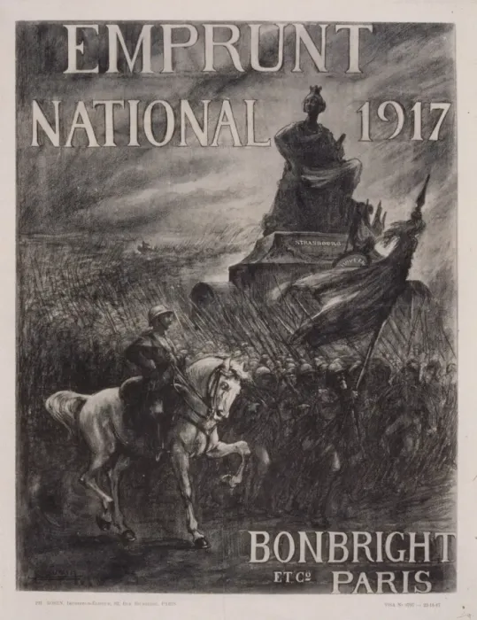 Framed Print : Emprunt National 1917. Bonbright et Co. Paris Framed Print : Emprunt National 1917. Bonbright et Co. Paris