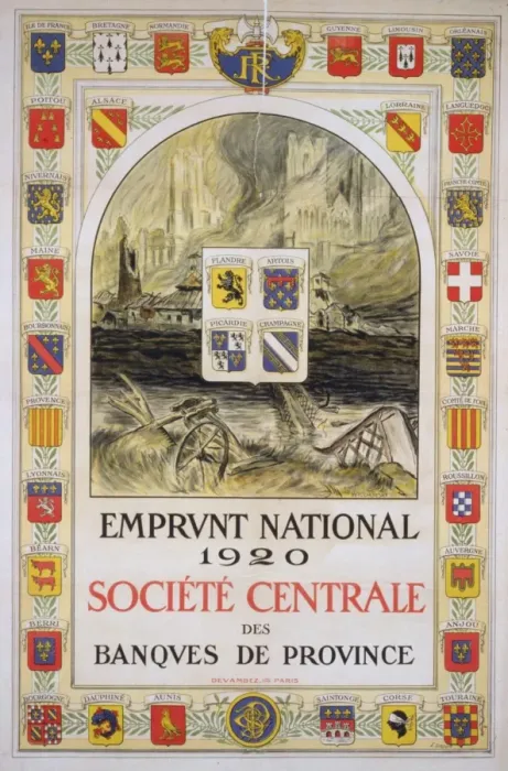 Framed Print : Emprunt National 1920. Societe Centrale des Banques de Provi Framed Print : Emprunt National 1920. Societe Centrale des Banques de Provi