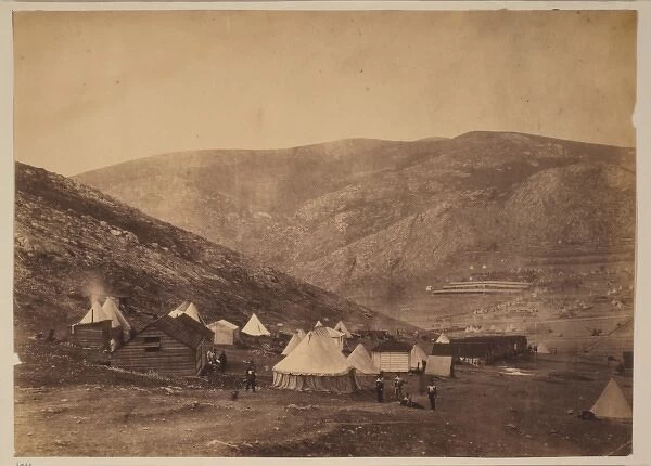 Encampment of the 71st Regiment at Balaclava commissariat ca