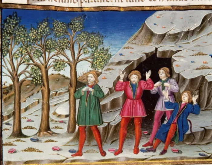 Framed Print : The end of the world and the Last Judgement. The men will le Framed Print : The end of the world and the Last Judgement. The men will le