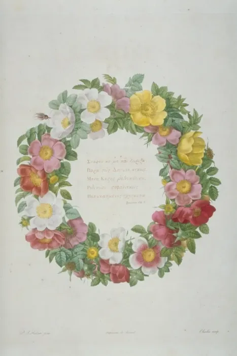 Framed Print : Endpiece wreath Framed Print : Endpiece wreath