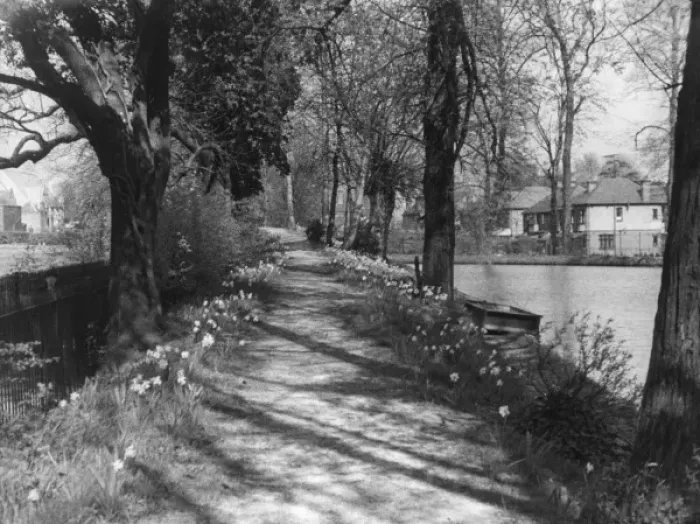Framed Print : Enfield River Path Framed Print : Enfield River Path