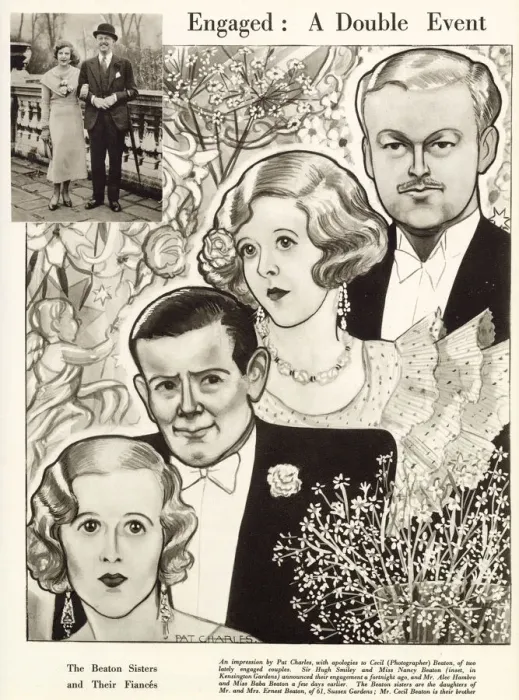 Framed Print : Engagement of the Beaton sisters Framed Print : Engagement of the Beaton sisters