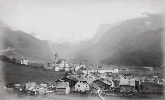 Framed Print : Engelberg is an Alpine town in central Switzerland Framed Print : Engelberg is an Alpine town in central Switzerland