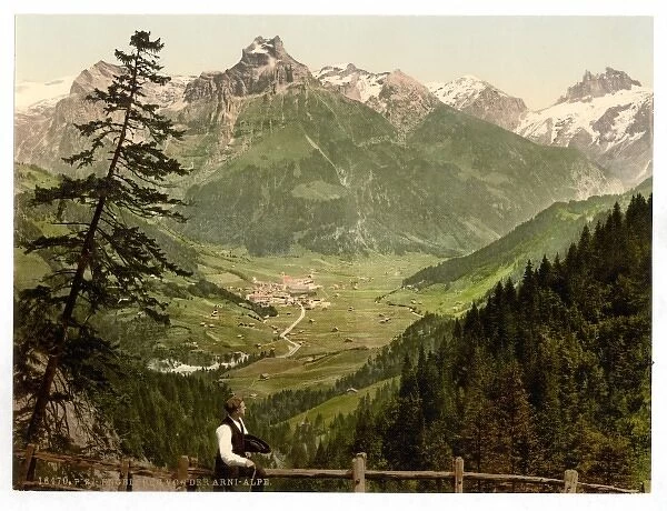 Engelberg Valley, from the Arni Alps, Unterwald, Switzerland