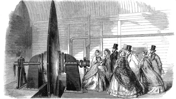 Framed Print : The Engine Room of the Pneumatic Letter and Parcel Conveyanc Framed Print : The Engine Room of the Pneumatic Letter and Parcel Conveyanc