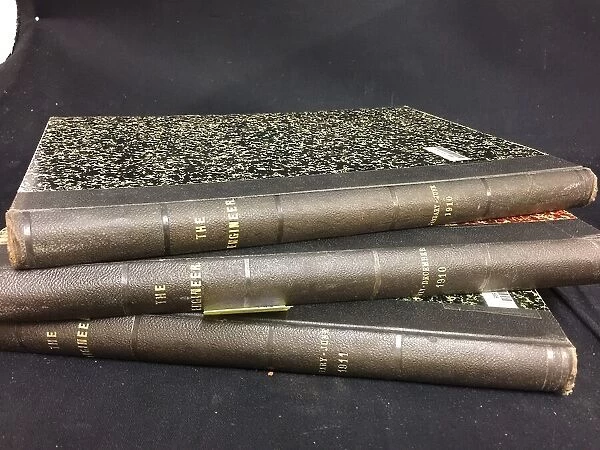 The Engineer, three bound volumes, 1910-1911