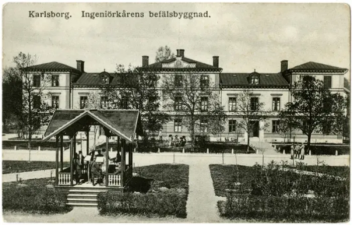 Framed Print : Engineer Corps officer building - Karlsborg, Sweden Framed Print : Engineer Corps officer building - Karlsborg, Sweden