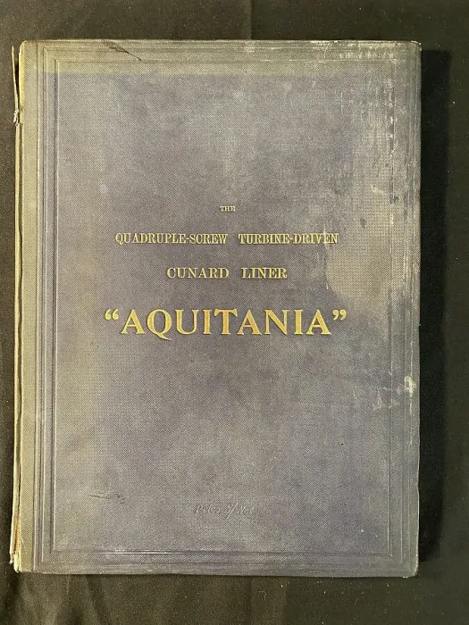 Framed Print : Engineering magazine, bound copy of the Aquitania Framed Print : Engineering magazine, bound copy of the Aquitania