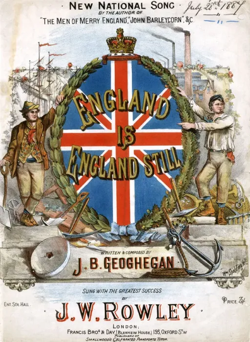 Framed Print : England is England Still, by J B Geoghegan Framed Print : England is England Still, by J B Geoghegan