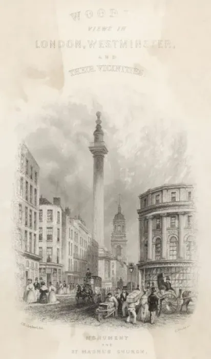 Framed Print : England / London / Monument Framed Print : England / London / Monument