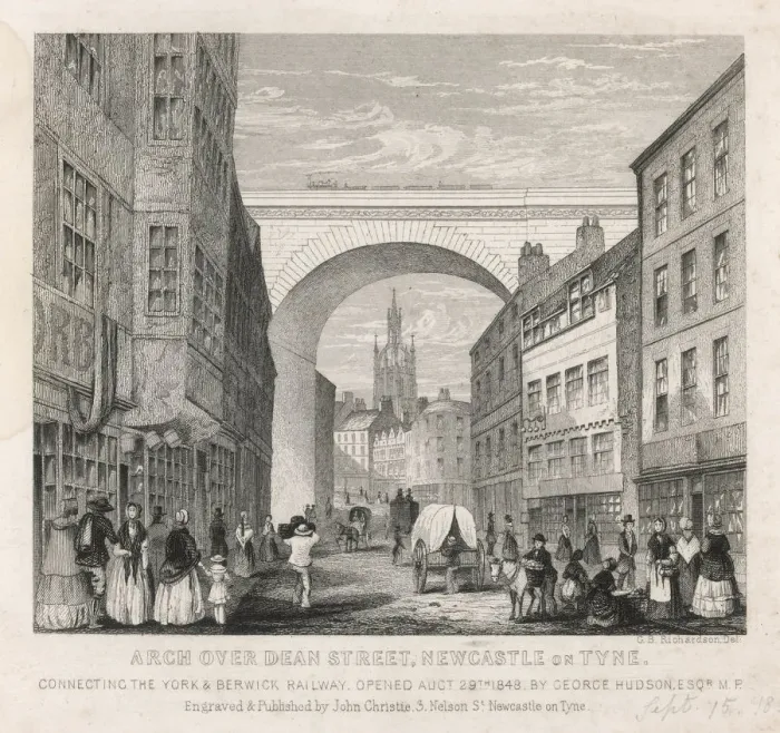 Framed Print : ENGLAND / NEWCASTLE 1848 Framed Print : ENGLAND / NEWCASTLE 1848