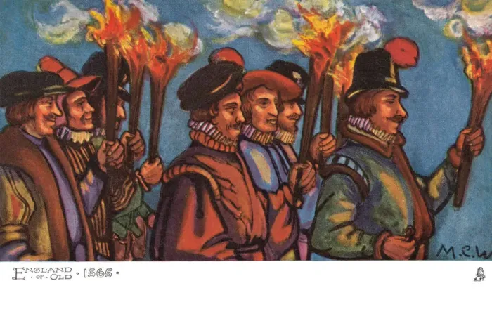 Framed Print : England of Old Framed Print : England of Old