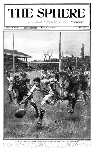 England rugby victory 1914