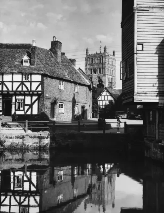 Framed Print : England / Tewkesbury Framed Print : England / Tewkesbury
