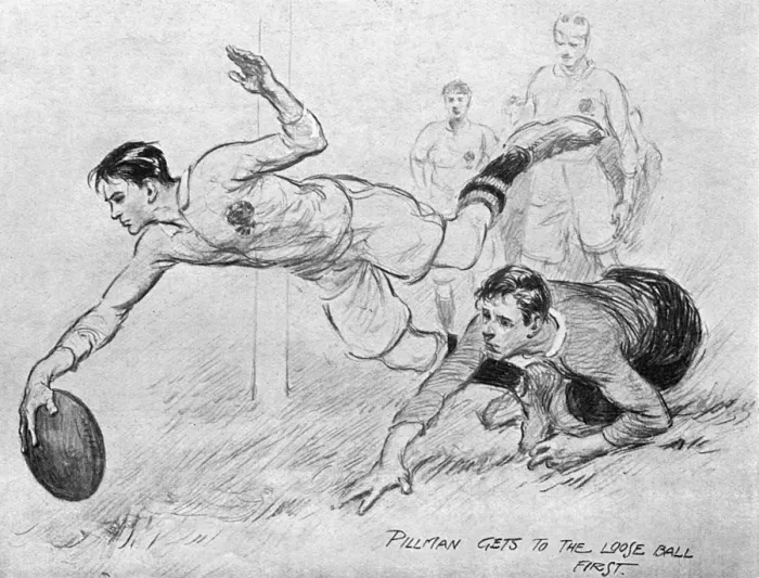 Framed Print : England v Wales rugby match 1914 Framed Print : England v Wales rugby match 1914