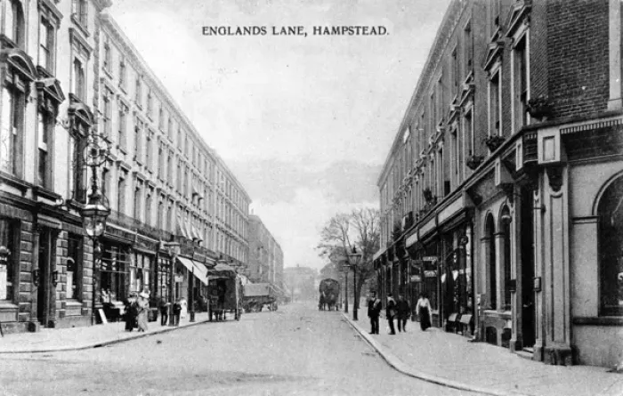 Framed Print : Englands Lane, Hampstead, NW London Framed Print : Englands Lane, Hampstead, NW London