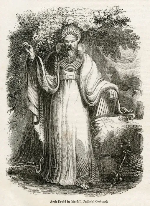 Framed Print : ENGLISH ARCH-DRUID Framed Print : ENGLISH ARCH-DRUID