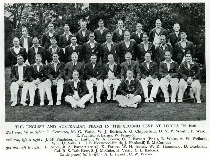 Framed Print : English and Australian teams, second test at Lords Framed Print : English and Australian teams, second test at Lords