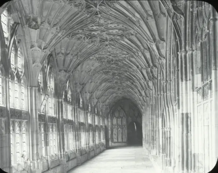 Framed Print : English Cathedrals - The Cloister- Gloucester Framed Print : English Cathedrals - The Cloister- Gloucester