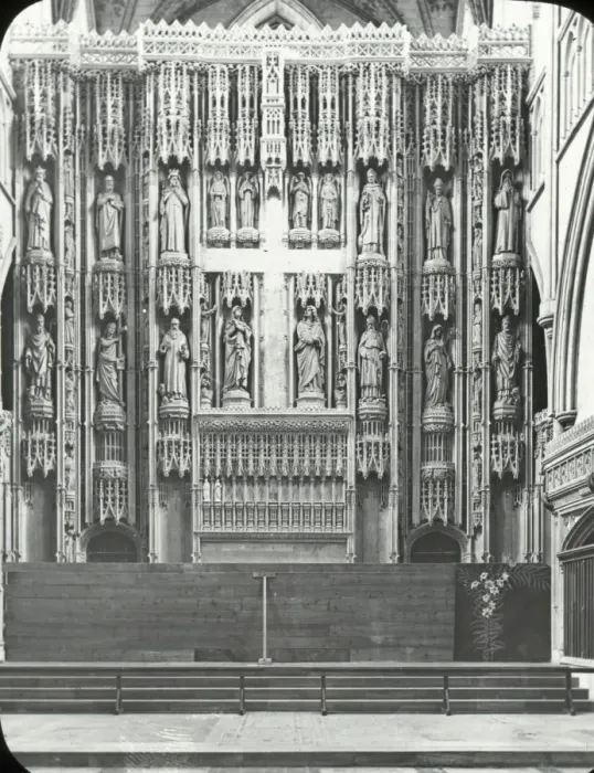 Framed Print : English Cathedrals - High Altar screen - St Albans Framed Print : English Cathedrals - High Altar screen - St Albans
