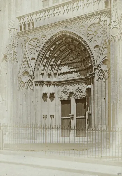 Framed Print : English Cathedrals - Porch, Bayeux Cathederal Framed Print : English Cathedrals - Porch, Bayeux Cathederal