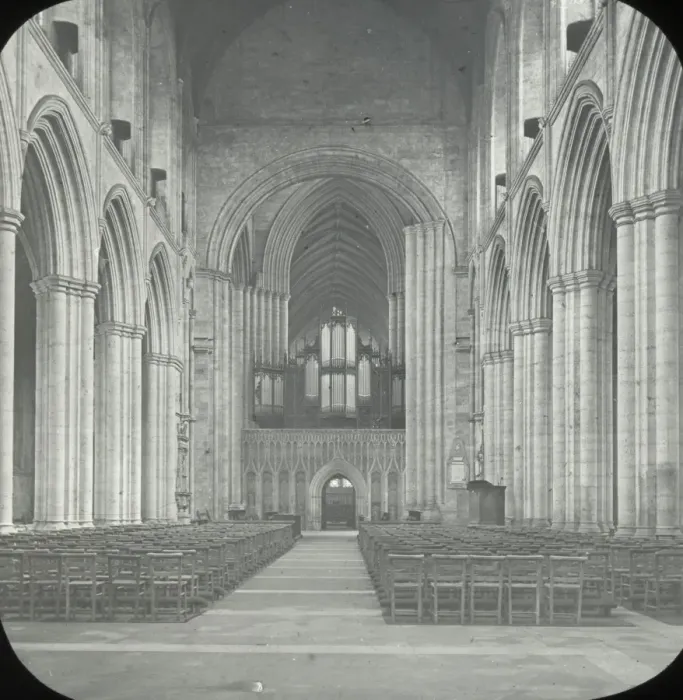 Framed Print : English Cathedrals - Ripon Cathedral Nave