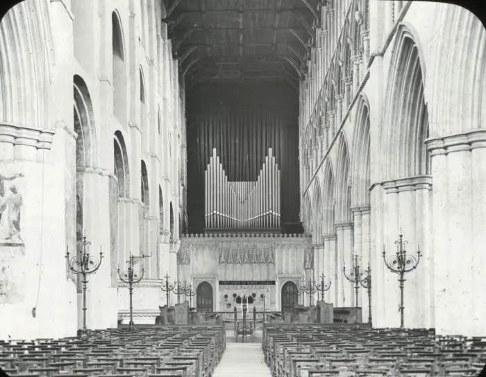 Framed Print : English Cathedrals - St Albans - the Nave Framed Print : English Cathedrals - St Albans - the Nave