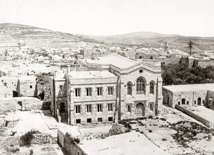 Framed Print : English church, Jerusalem, 1857 Framed Print : English church, Jerusalem, 1857