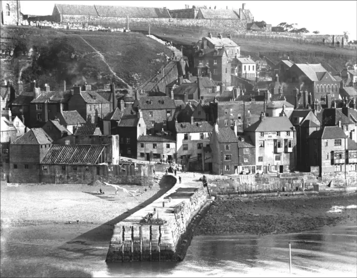 Framed Print : English coastal village Framed Print : English coastal village