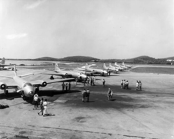 English Electric Canberra B6s of 139 (Jamaica) Squadron RAF