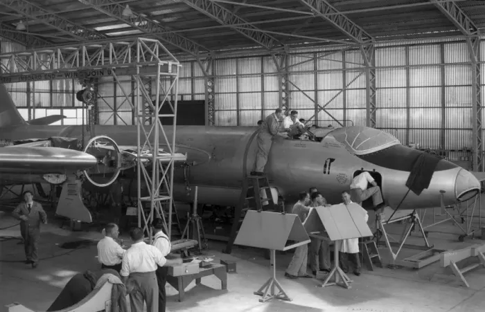 Framed Print : English Electric Canberra production in Australia Framed Print : English Electric Canberra production in Australia