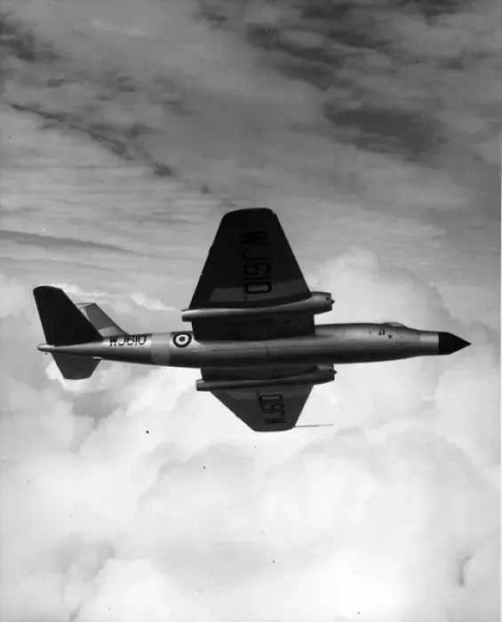 Framed Print : English Electric Canberra T11 WJ610 Framed Print : English Electric Canberra T11 WJ610