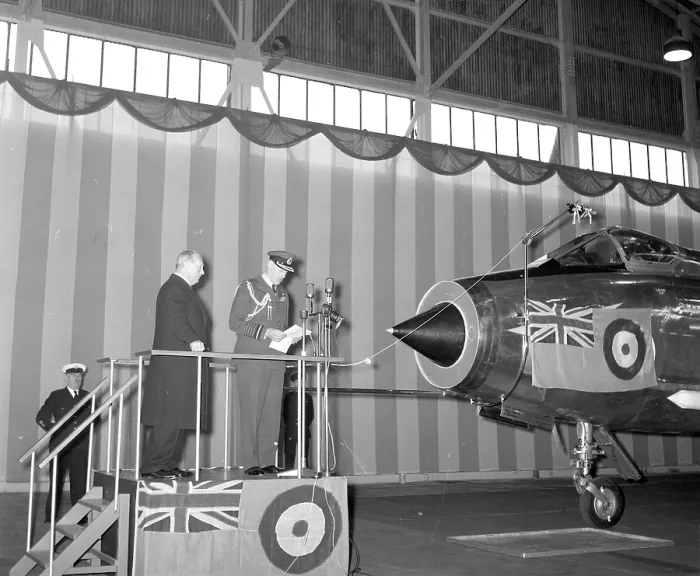 Framed Print : English Electric Lightning F.1 XA847 Framed Print : English Electric Lightning F.1 XA847