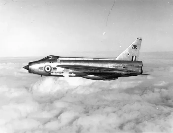 Framed Print : English Electric Lightning F1A XM216