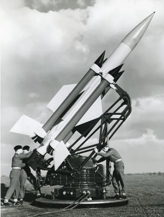 Framed Print : English Electric Thunderbird guided missile system Framed Print : English Electric Thunderbird guided missile system