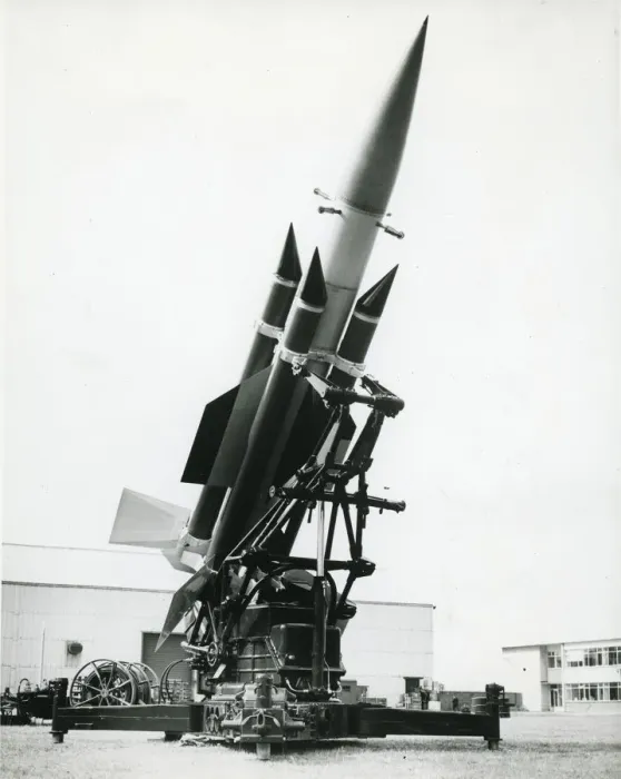 Framed Print : English Electric Thunderbird surface-to-air guided missile Framed Print : English Electric Thunderbird surface-to-air guided missile