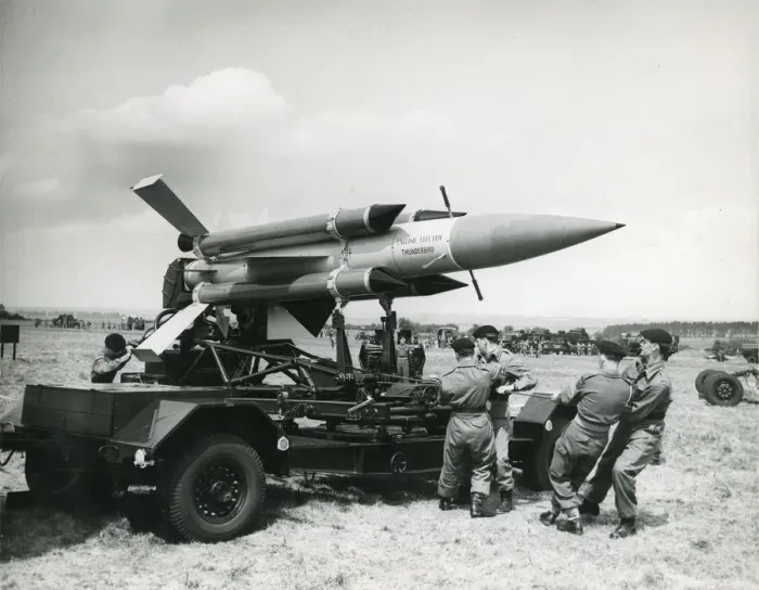 Framed Print : English Electric Thunderbird surface-to-air guided missile Framed Print : English Electric Thunderbird surface-to-air guided missile