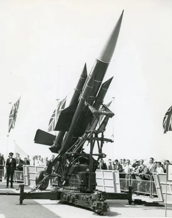 Framed Print : English Electric Thunderbird surface-to-air guided missile Framed Print : English Electric Thunderbird surface-to-air guided missile
