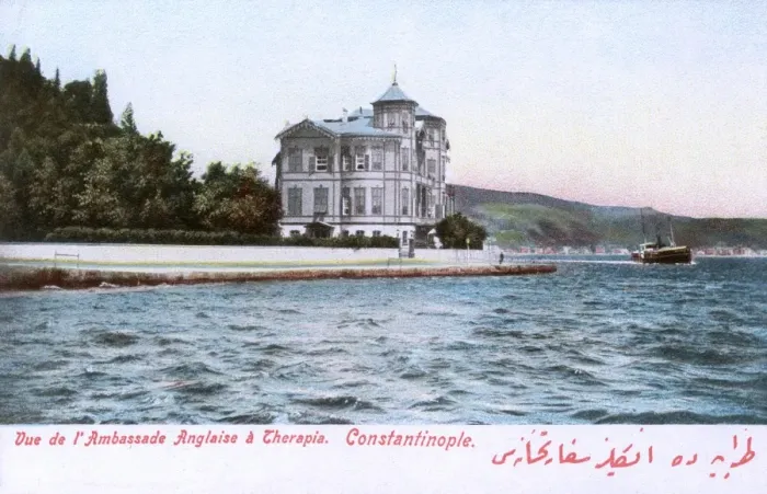 Framed Print : The English Embassy - Bosphorus, Istanbul, Turkey Framed Print : The English Embassy - Bosphorus, Istanbul, Turkey