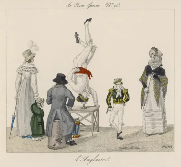 Framed Print : English Fashions C. 1815 Framed Print : English Fashions C. 1815