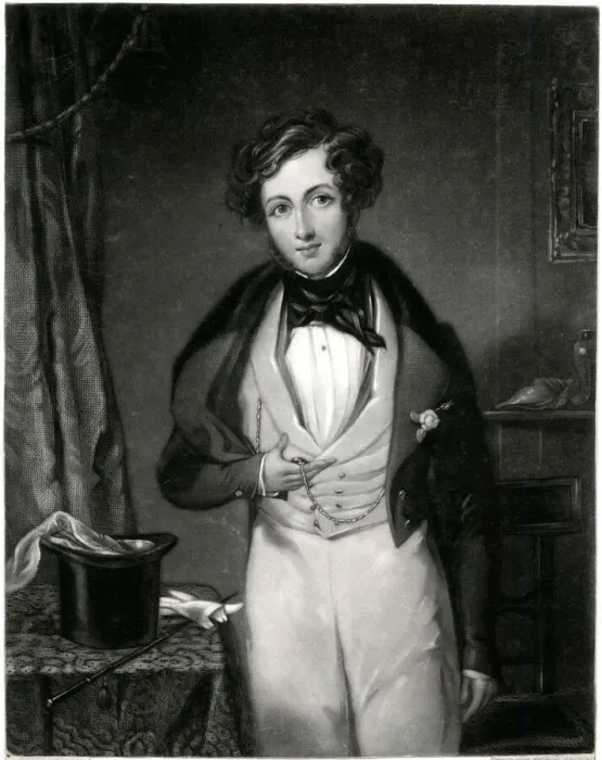Framed Print : English gentleman holding his fob watch Framed Print : English gentleman holding his fob watch