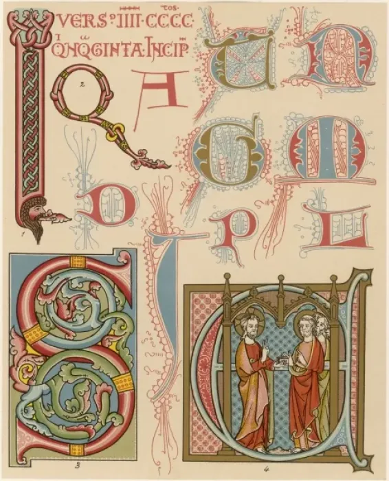 Framed Print : English Illuminating 12c & 13c Framed Print : English Illuminating 12c & 13c