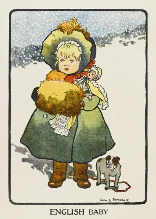 Framed Print : English Little Girl Framed Print : English Little Girl