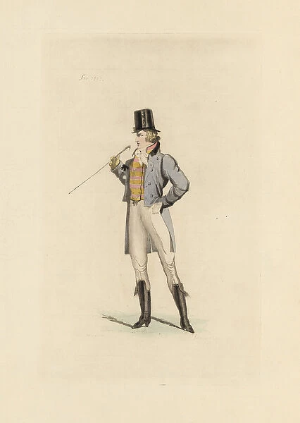 English man in the fashion of February 1803