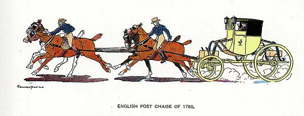 English Post Chaise of 1780 by Edward Penfield