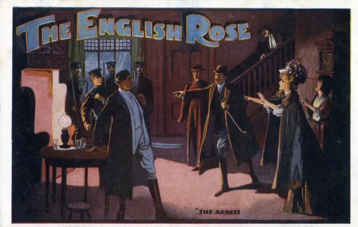 Framed Print : The English Rose, arrest scene Framed Print : The English Rose, arrest scene