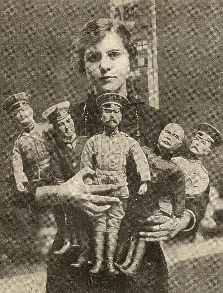 English toys during WW1 - English made war dolls