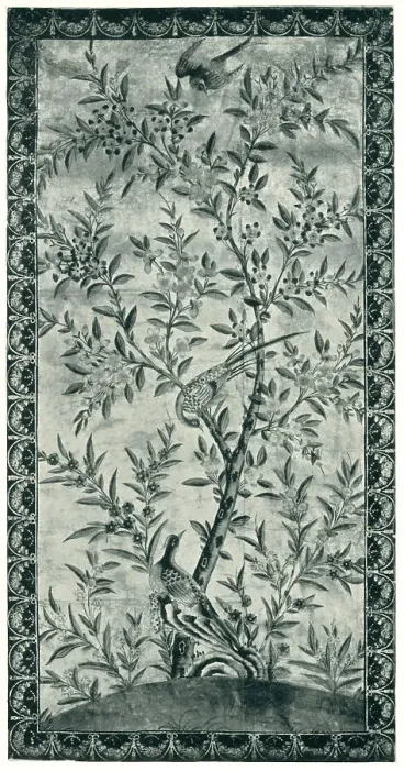 Framed Print : English Wallpaper In Chinese Style Framed Print : English Wallpaper In Chinese Style