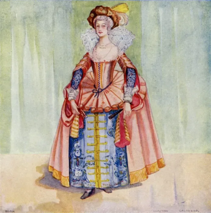 Framed Print : English Woman 1610 Framed Print : English Woman 1610